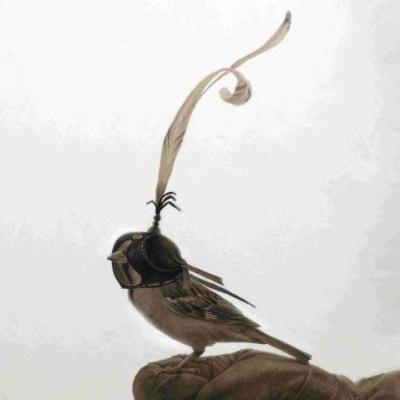"Sparrow (VORaBEI)" by Anastasia Kuznetsova-Ruf – The Vilbil: Your Flagship Immersive Showroom