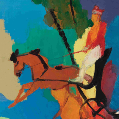 "Woman in a chariot" by Boris Chetkov – The Vilbil: Your Flagship Immersive Showroom