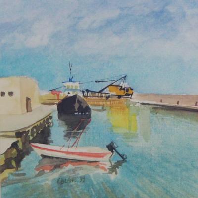 "Port in Crete" by Fabienne Blanc – The Vilbil: Your Flagship Immersive Showroom
