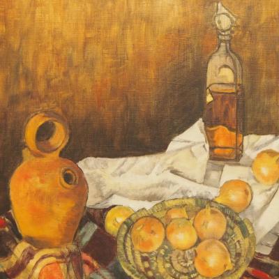 "Still Life with Onions" by Fabienne Blanc – The Vilbil: Your Flagship Immersive Showroom