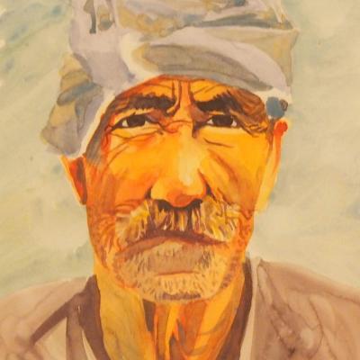 "Old Berber Man" by Fabienne Blanc – The Vilbil: Your Flagship Immersive Showroom