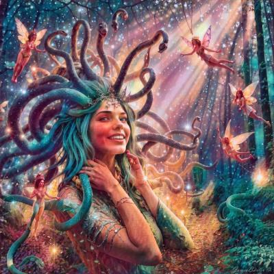 "Medusa and the Fairies" by James Baxter – The Vilbil: Your Flagship Immersive Showroom