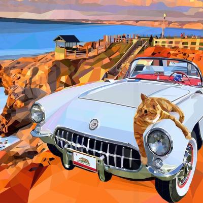 "Under La Jolla Sun" by Irina Shulz – The Vilbil: Your Flagship Immersive Showroom