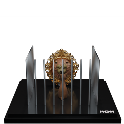 "CAT IN DA CAGE" by NHOMM – The Vilbil: Your Flagship Immersive Showroom