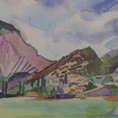 "Mountains in the Savournon Region" by Fabienne Blanc – The Vilbil: Your Flagship Immersive Showroom