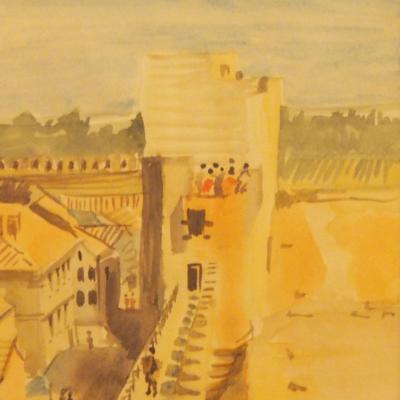"Aigues-Mortes: The Ramparts" by Fabienne Blanc – The Vilbil: Your Flagship Immersive Showroom