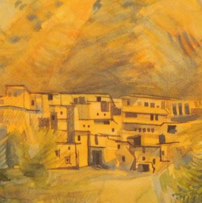 "Village in Morocco" by Fabienne Blanc – The Vilbil: Your Flagship Immersive Showroom